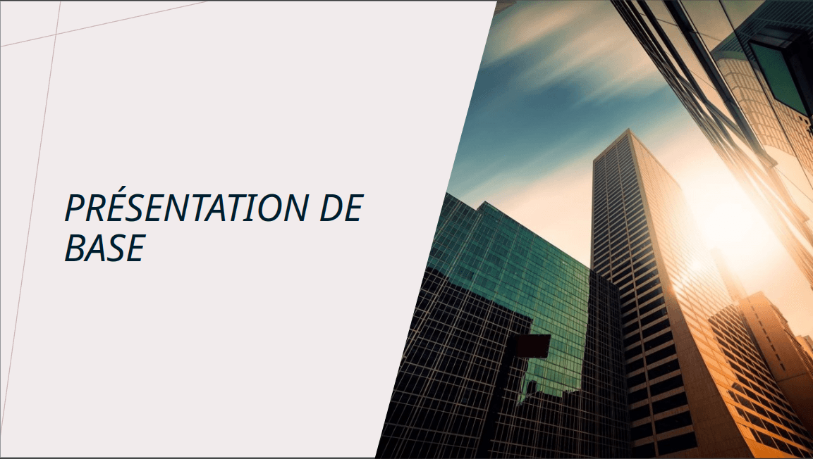 Slide originelle du template — page 1